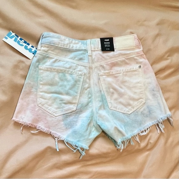 NWT MAVI Cotton Candy Colored Tye Dye Shorts - Picture 4 of 5